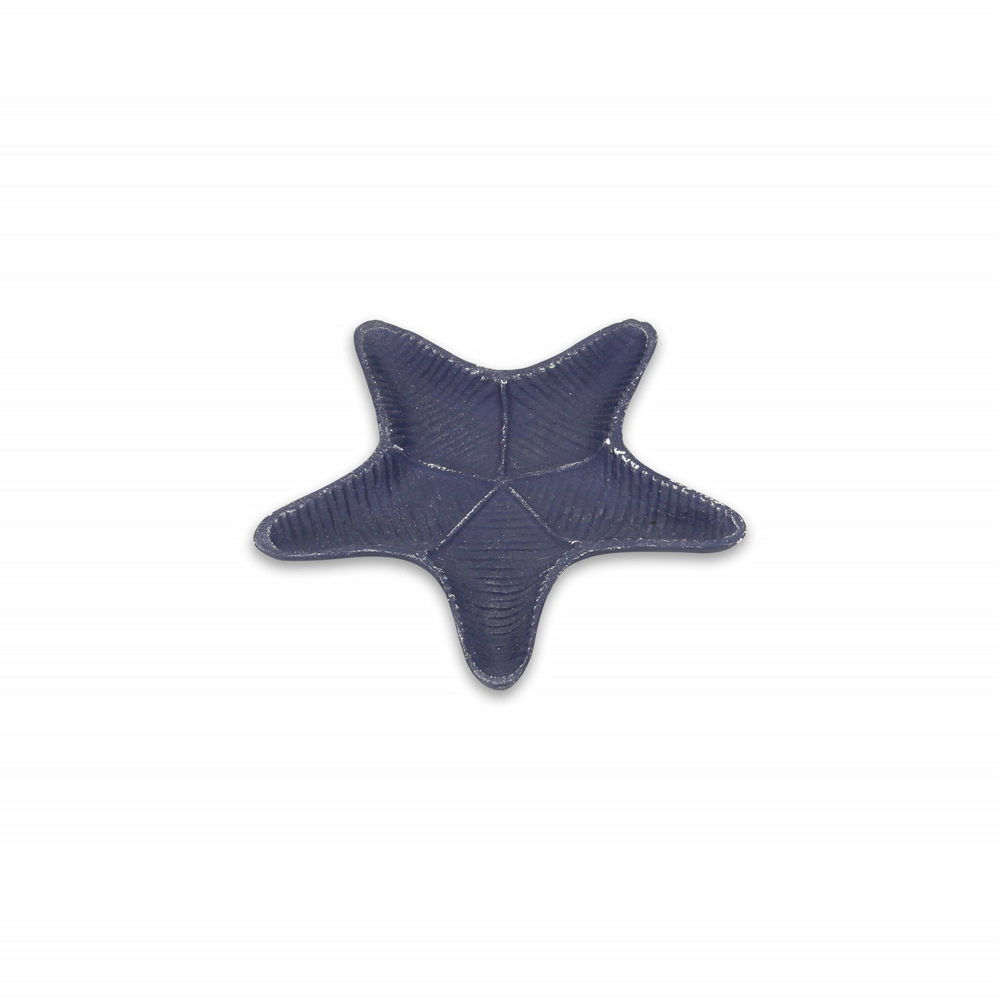 8" Blue Starfish Cast Iron Vanity Tray