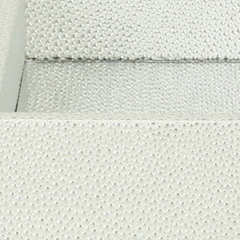 10" White Silver Rectangular Wood Handmade Tray