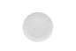 White Six Piece Round Pebbled Porcelain Service For Six Salad Plate Set