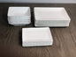 White Six Piece Pebbled Porcelain Service For Six Bowl Set