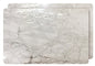 12" X 18" Silver And Gray Abstract Placemats