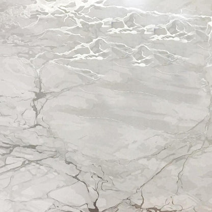 12" X 18" Silver And Gray Abstract Placemats