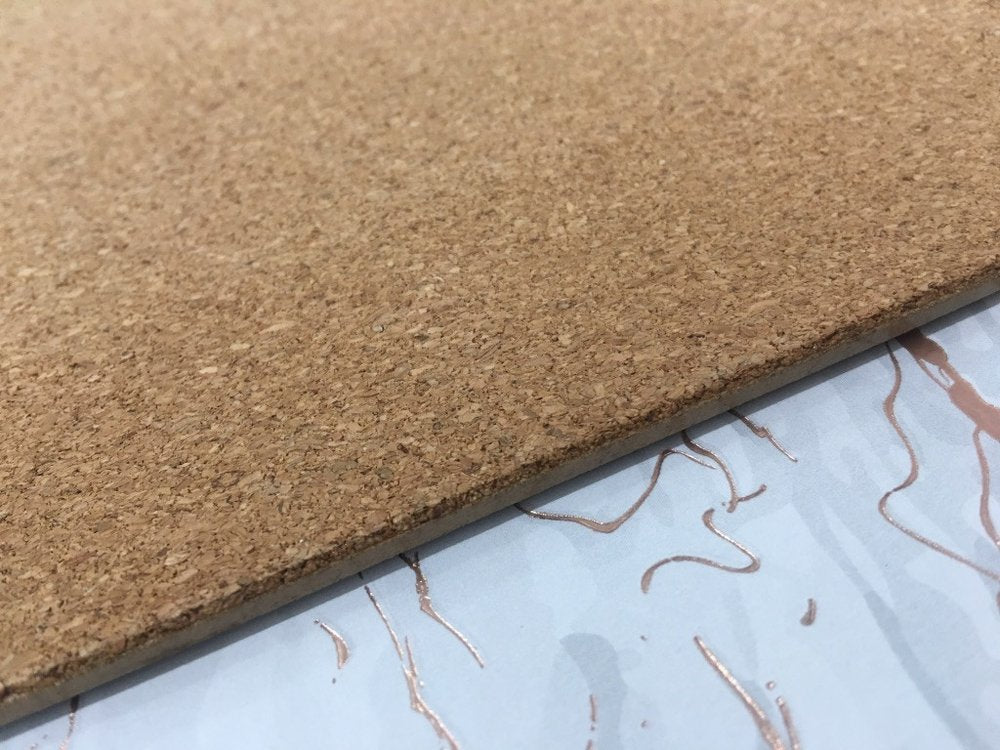 12" X 18" Gold And Silver Abstract Agglomerated cork Placemats