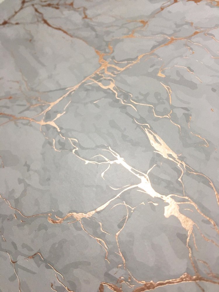 15" X 15" Gold Ivory And Gray Abstract Agglomerated cork Round Placemats