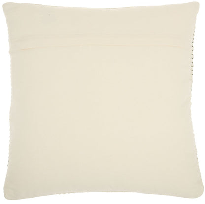 20" X 20" Green And Ivory Christmas Tree Textural Throw Pillow