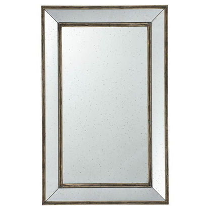 Silver Rectangle Accent Mirror