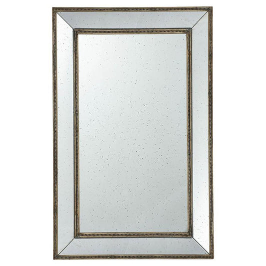Silver Rectangle Accent Mirror