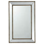 Silver Rectangle Accent Mirror