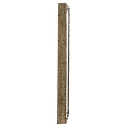 43" Silver Wood Framed Accent Mirror