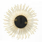 Set of Five Gold Sunburst Metal Framed Mirror Set