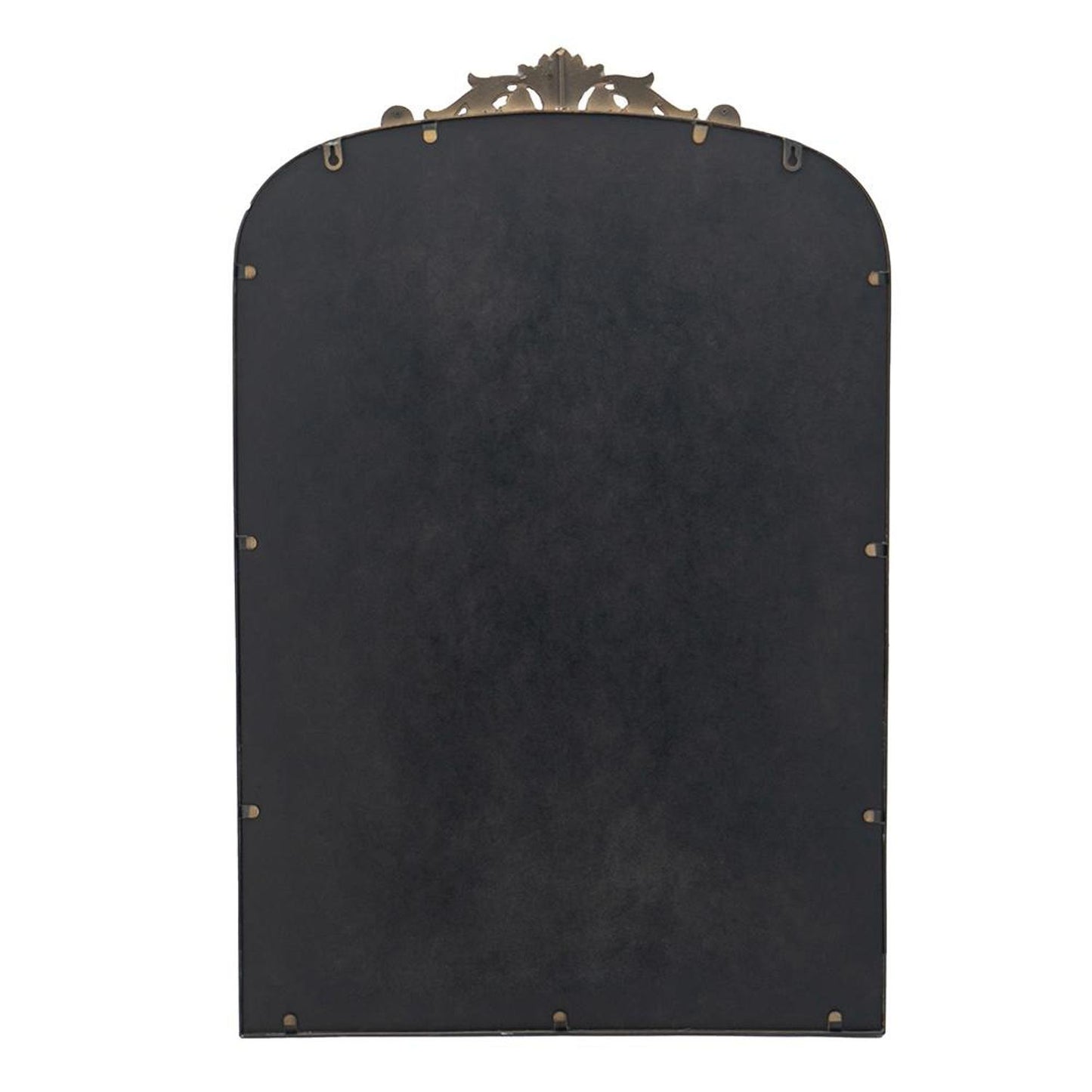 36" Gold Arch Iron Framed Accent Mirror