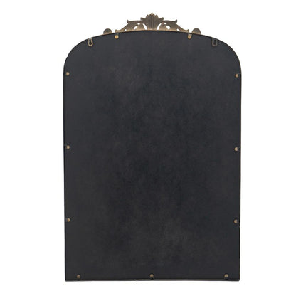 36" Gold Arch Iron Framed Accent Mirror