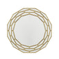 35" Gold Round Framed Accent Mirror