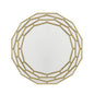35" Gold Round Framed Accent Mirror