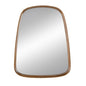 37" Brown Solid Wood Novelty Framed Accent Mirror