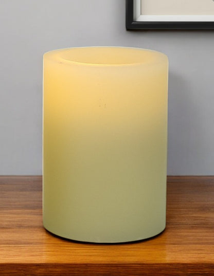 4" Ivory Flameless Pillar Candle