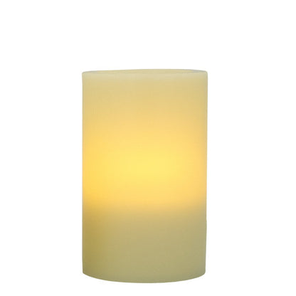 6" Ivory Flameless Pillar Candle