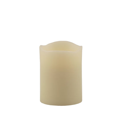 4" Ivory Flameless Pillar Candle
