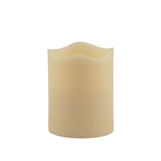 5" Ivory Flameless Pillar Candle