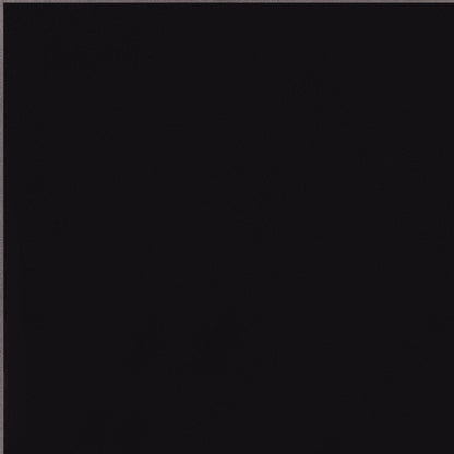 18" Black Square Glass Outdoor Side Table