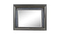 39" Metallic Gray Lighted Arch Dresser Mirror