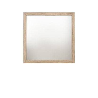 40" Natural Square Dresser Mirror