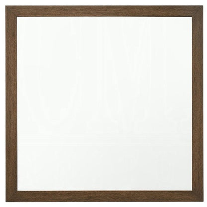 40" Square Wood Framed Accent Mirror