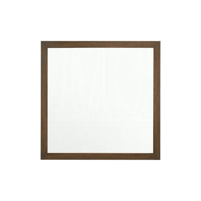40" Square Wood Framed Accent Mirror