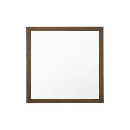 40" Square Wood Framed Accent Mirror