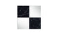 32" Black And Gray Square Wood composite Framed Accent Mirror