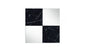 32" Black And Gray Square Wood composite Framed Accent Mirror