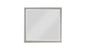 36" Square Wood Framed Mounted Dresser Mirror