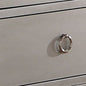 57" Platinum Wood Seven Drawer Triple Dresser