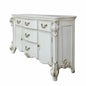 38" Pearl Wood Two Door Five Drawer Combo Dresser