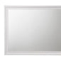 36" White Wood Framed Mounted Dresser Mirror