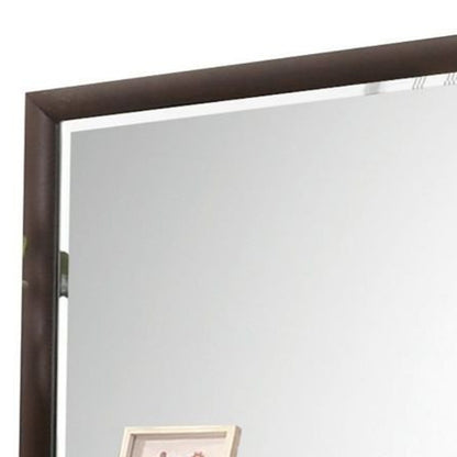 36" Dark Merlot Dresser Mirror