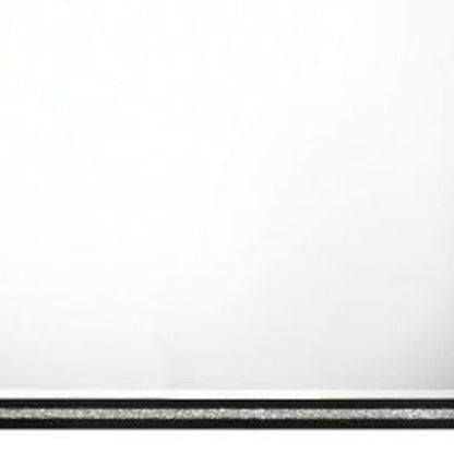 35" Black Wood Framed Mounted Dresser Mirror