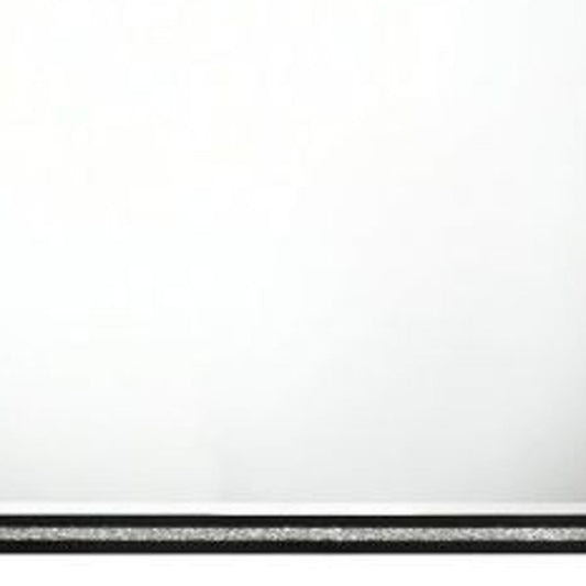 35" Black Wood Framed Mounted Dresser Mirror