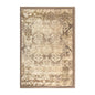 2' X 3' Beige And Brown Damask Distressed Area Rug