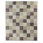 4' X 6' Beige And Brown Geometric Area Rug