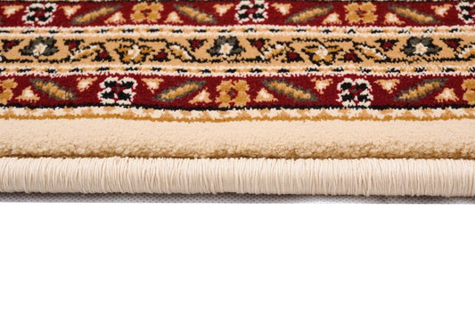 13' Beige And Ivory Oriental Runner Rug