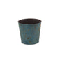 9" Blue Recycled Plastic Indoor Outdoor Round Pot Planter