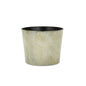 7" Gray Recycled Plastic Indoor Outdoor Round Pot Planter