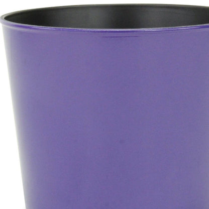 7" Navy Blue Recycled Plastic Indoor Outdoor Round Pot Planter