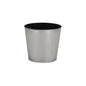 7" Silver Recycled Plastic Indoor Outdoor Round Pot Planter