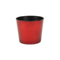 6" Red Recycled Plastic Indoor Outdoor Round Pot Planter