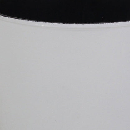 6" White Recycled Plastic Indoor Outdoor Round Pot Planter