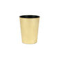 5" Gold Recycled Plastic Indoor Outdoor Round Pot Planter