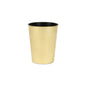 5" Gold Recycled Plastic Indoor Outdoor Round Pot Planter