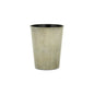 5" Gray Recycled Plastic Indoor Outdoor Round Pot Planter